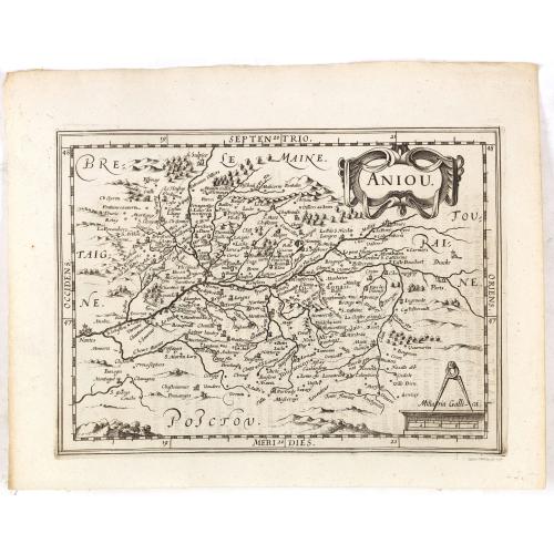 Old map image download for Anjou.