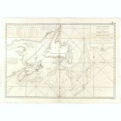 Carte réduite des Bancs et de l'Ile de Terre-Neuve..