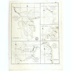 Plan de la Baye de l'Acul ( 5 plans on one sheet).