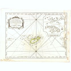 Carte reduite de l'isle d'Aurigni et des isles et roches voisines dressée au Depost des Cartes et Plans . . .