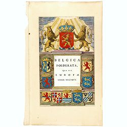 [Tittle page] Belgica Foederata qvae est Europae Liber Dicimvs.