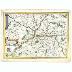 Carte du duché d'Aniou.