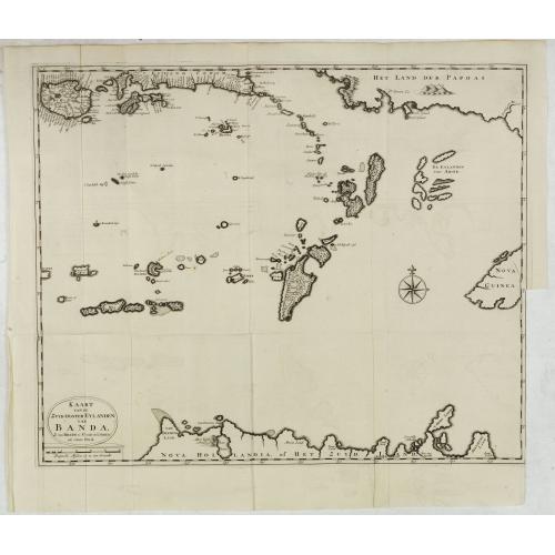 Old map image download for Kaart van de Zuyd-Ooster Eylanden van Banda.
