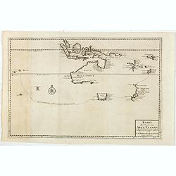 Kaart der Reyse van Abel Tasman volgens syn eygen opstel..