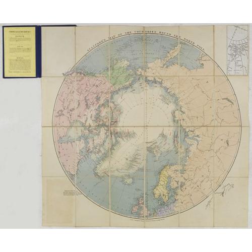 Old map image download for Stanford's Map of the countries round the North Pole.