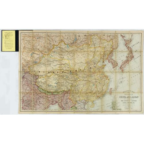Standford's map of the empires of China and Japan with the adjacent parts of the Russian Empire, India, Burma &c.
