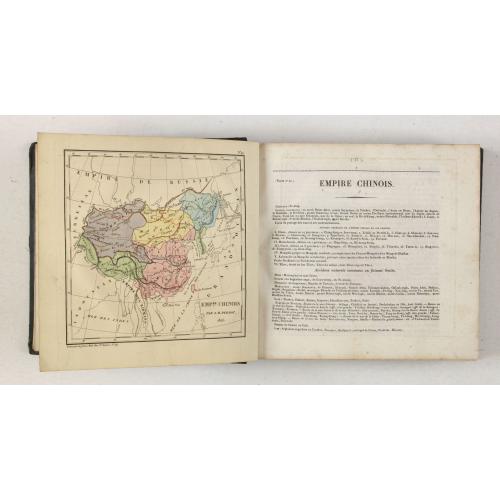 Old map image download for Bibliomappe. Chronologie Historique et Géographique par MM. Année et Vivien bound with : Bibliomappe, ou Livre-Cartes: Leçons Méthodiques de Chronologie et de Géographie, . . .
