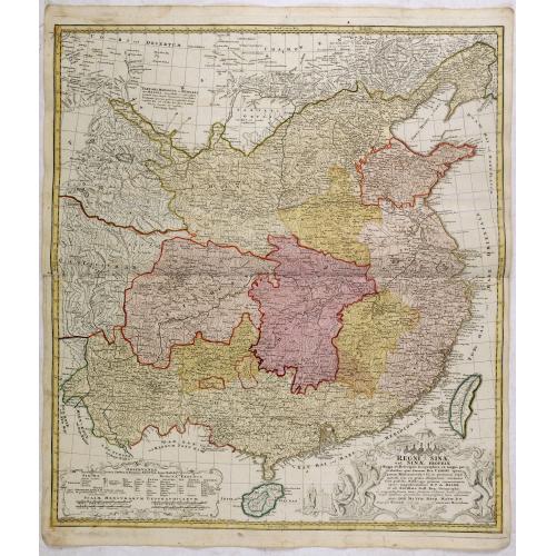 Old map image download for Regni Sinae vel Sinae propriae. . .