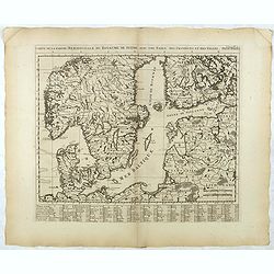 Carte de la Partie Meridionale du Royaume de Suede...