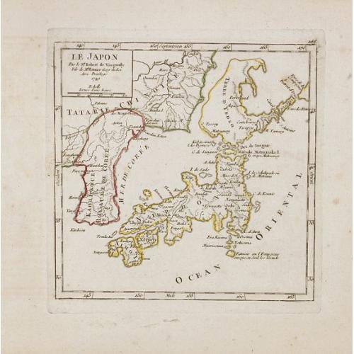 Old map image download for Le Japon.