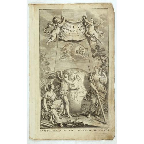 Old map image download for [Titlepage] Atlas Homannianus Mathematico Historice delineatus.