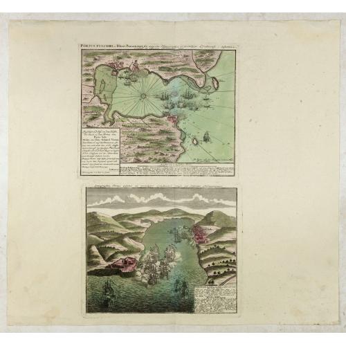 Old map image download for Portus Pulchri in Isthmo Panamensi / Scenographia Portus Pulchri