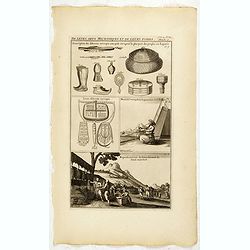 [Lot of 6 plates] Carte de la Laponie Suedoise.