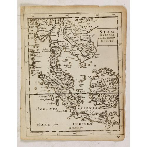 Old map image download for Siam, Malacca and the Indian Islands.