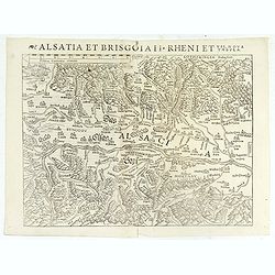 Alsatia et Brisgoia II Rheni Et VII Nova Tabula.