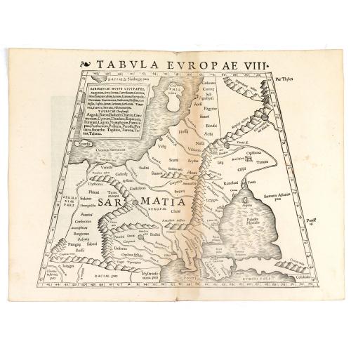 Tabula Europae VIII ( Russia, Ukraine, Baltic, Scandinavia).