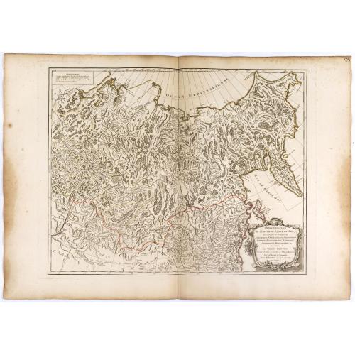 Old map image download for Partie Orientale de l'Empire de Russie en Asie.. et les Confins de la Tatarie Chinoise. . .