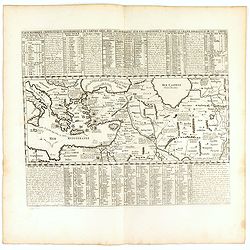 Carte historique chronologique et géographique de l'empire Grec . . .