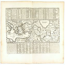 Carte historique chronologique et géographique de l'empire Grec . . .