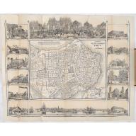 ISLA DE CUBA [with 2 maps] Plano Pintoresco De La Habana con los numeros de las casas B. May y Ca. 1853. (with) Inset map Puerto y Cereanias De La Habana. (with) 14 views of Havana & prominent buildings.