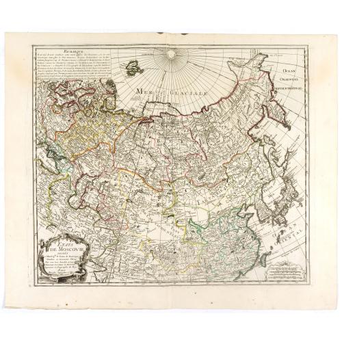 Old map image download for Etats de Moscovie. . .