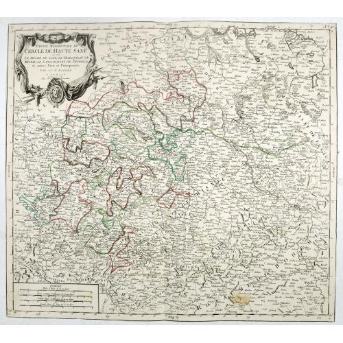 Old map image download for Partie septentrionale du cercle de Haute Saxe [...] Brandebourg.