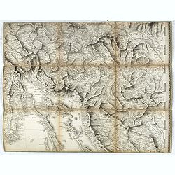(Separate sheet from ) Carte générale du théâtre de la guerre en Italie et dans les Alpes.