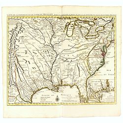 Carte de la Louisiane et du Cours du Mississipi Dressée sur un grand nombre de Memoires..