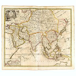 A New Map of Asia from the latest Observations Most Humbly Inscrib'd to the Right Honbl. George Earl of Warrington &c.