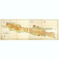 Geologische overzichtskaart van Java en Madoera in 12 bladen schaal 1: 500.00