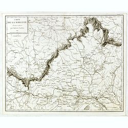 Carte de Moravie Dessinée et Gravée par Ambroise Tardieu.