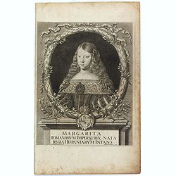 Margarita Romanorum Imperatrix, nata regia Hispaniarum Infans.