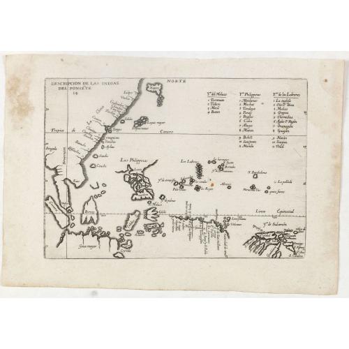 Old map image download for Descripcion de las Indias Ocidentalis.