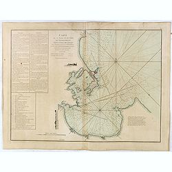 Carte de la Baye et du Port de Trinquemalay Dans L'Isle de Ceylan.