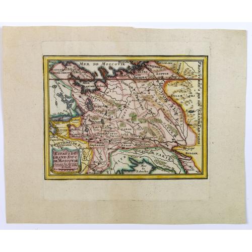 Old map image download for Estats du Grand Duc de Moscovie.