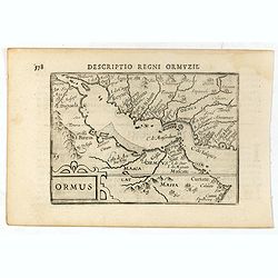 Descriptio Regni Ormuzii / Ormus.