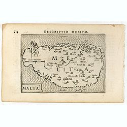 Descriptio Melitae / Malta.