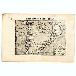 Descriptio Regni Chili / Chili et Patago num regio.