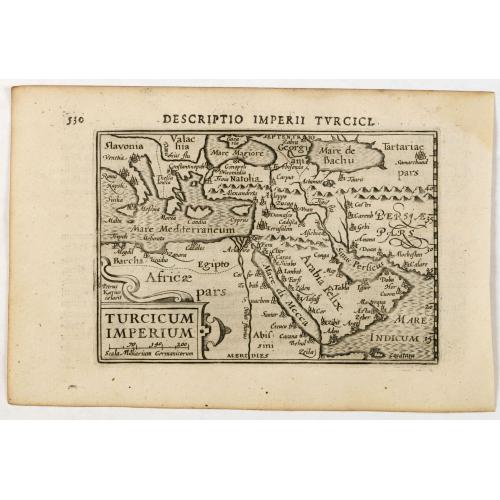 Old map image download for Descriptio Imperii Turcici / Turcicum Imperium.