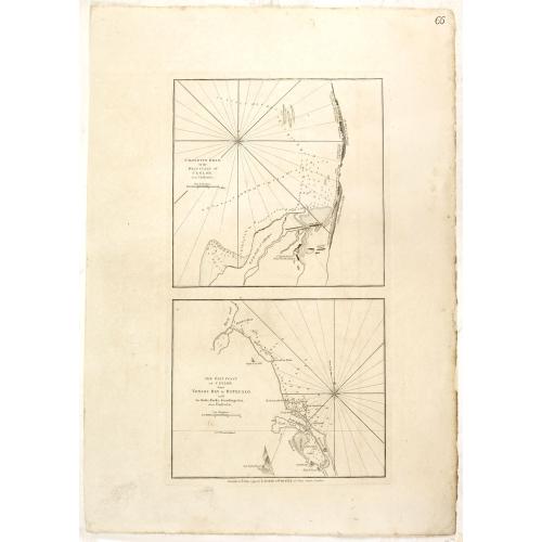 Old map image download for Calpentyn Road, on the West Coast of Ceylon. The East Coast of Ceylon, from Venlos Bay to Batecalo, with the Banks, Rocks, Soundings & ca.