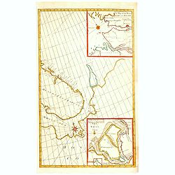 A Chart of the Sound -- A Map of the rivers Elbe and Weser -- The River Dvina and the harbour of Archangel.