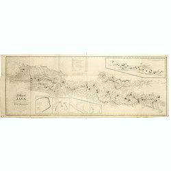 A map of Java chiefly from surveys made during the British administration, constructed in illustration of an Account of Java by T S Raffles . . ,