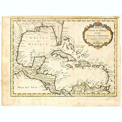 Carte du Golphe du Mexique et des Isles de l'Amerique.
