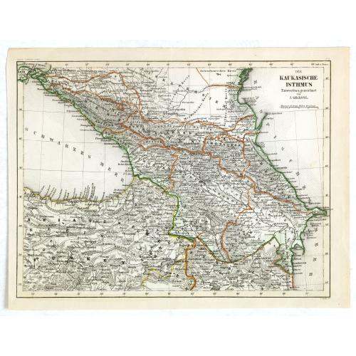 Old map image download for Der Kaukasische Istmus . . .