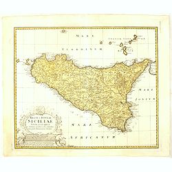 Regni & Insulae Siciliae tabula geographica. . .