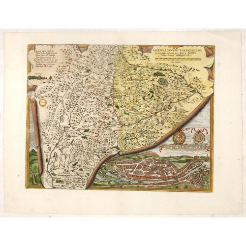 Old map image download for Salisbvrgensis Ivrisdictionis, locorumgue vicinorum vera..