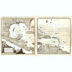 Nouvelle Carte Particuliere de l'Amerique ou sont Exactement Marquees les Iles de Bermude, la Iamaique, Saint Domingue, les Antilles la Terre Ferme. . .