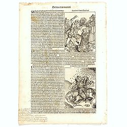 Sexta etas mudi. Linea Imperatorum Laius Caligula.. Folio CIII
