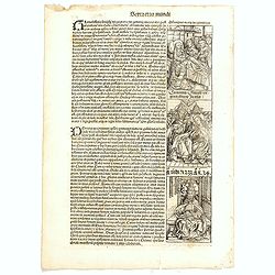 Sexta Etas Mundi. Assumptio.. Folio CII