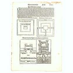 Quinta Etas Mundi. Folium. LXVI. (Visionary Temple of Ezekiel.)